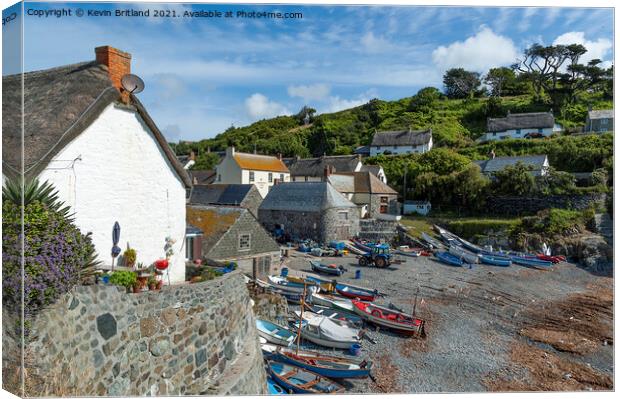 cadgwith cove cornwa Canvas Print by Kevin Britland