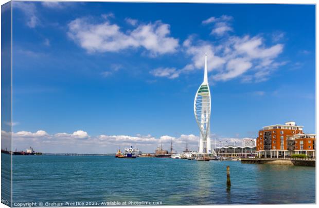 Spinnaker Tower, Portsmouth Canvas Print by Graham Prentice