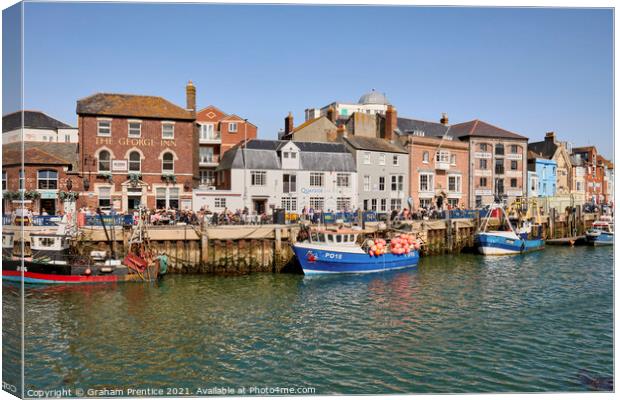 Weymouth Waterfront Canvas Print by Graham Prentice