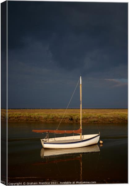 The Approaching Storm, Morston, Norfolk Canvas Print by Graham Prentice