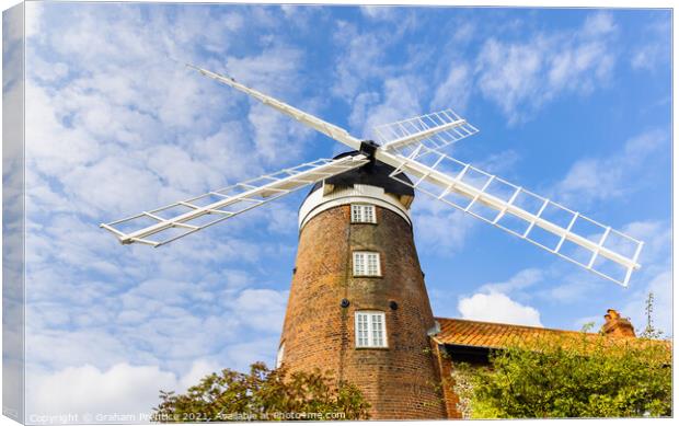 Weybourne Windmill, Norfolk Canvas Print by Graham Prentice