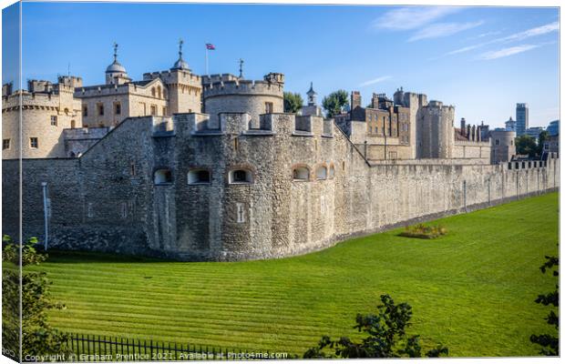 Tower of London Canvas Print by Graham Prentice