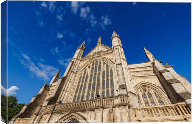 Winchester Cathedral  Canvas Print by Graham Prentice