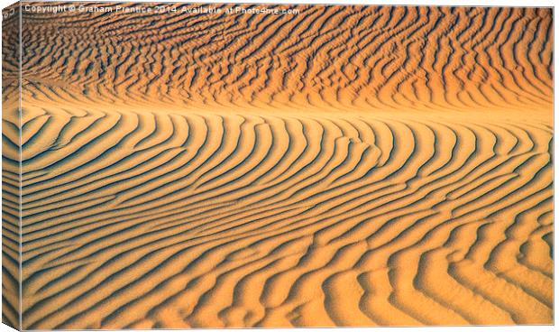 Rippling Sands Canvas Print by Graham Prentice