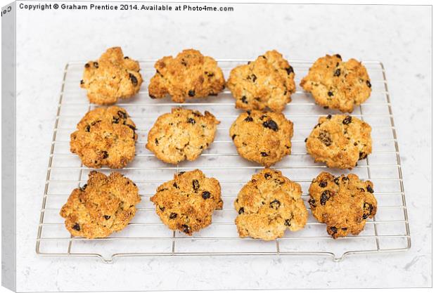 Rock Cakes Canvas Print by Graham Prentice