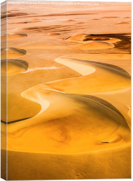 Sand Dunes Canvas Print by Graham Prentice