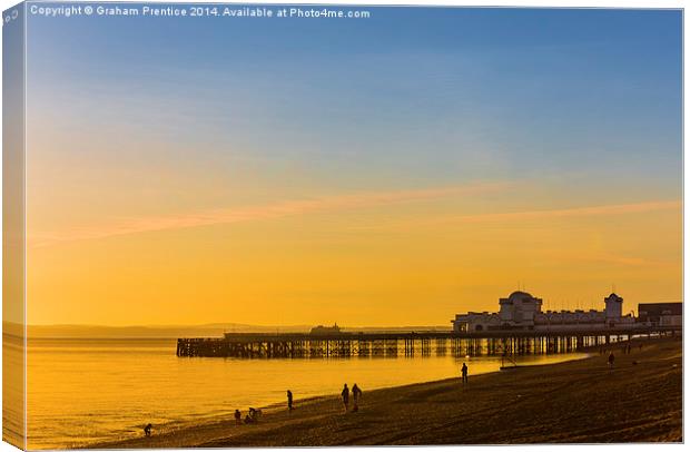 Southsea Pier Canvas Print by Graham Prentice