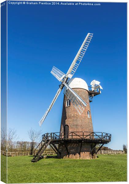 Wilton Windmill Canvas Print by Graham Prentice