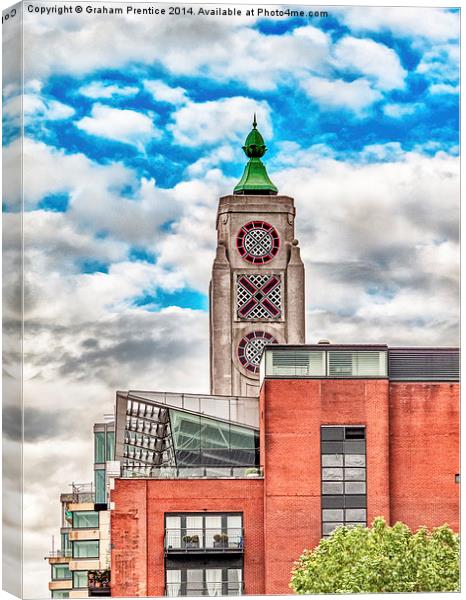Oxo Tower Canvas Print by Graham Prentice