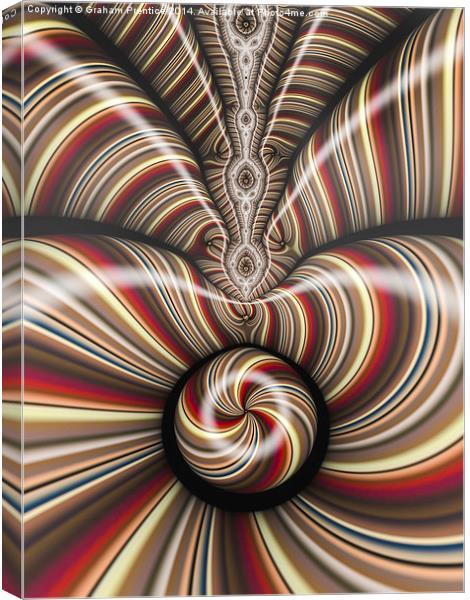  Fractal Knot Canvas Print by Graham Prentice
