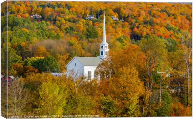 Stowe Community Church Canvas Print by Graham Prentice