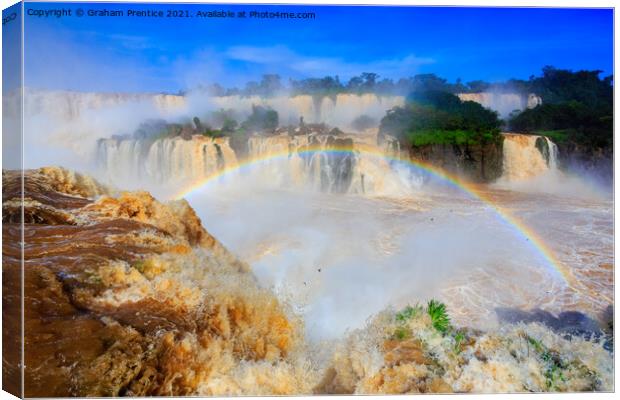 Iguazu Falls Canvas Print by Graham Prentice