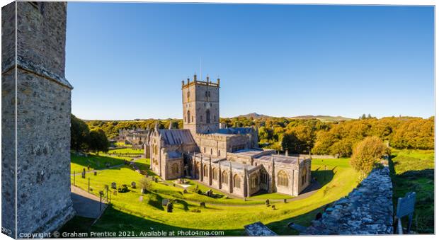 St David's Cathedral Canvas Print by Graham Prentice