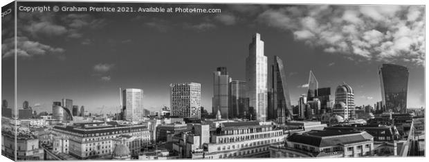 City of London Panorama Canvas Print by Graham Prentice