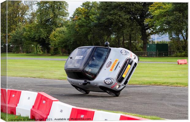 Mini Stunt Display Canvas Print by John Barratt