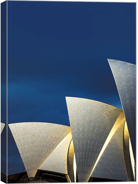 Sydney Opera House sails Canvas Print by Sheila Smart