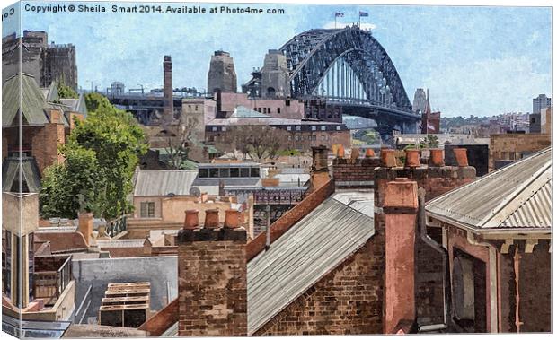 The Rocks, Sydney Canvas Print by Sheila Smart