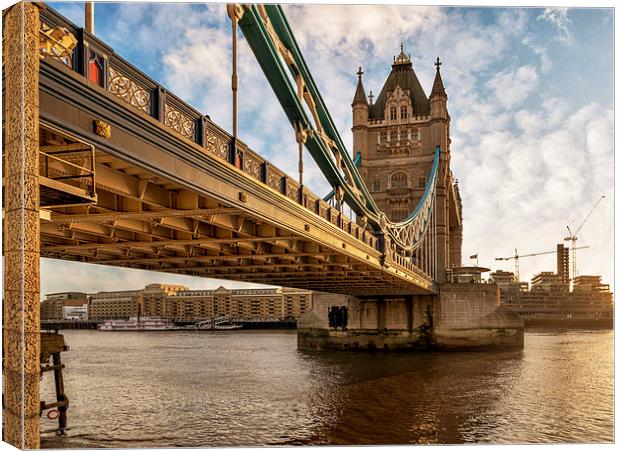  The Magnificent Tower Bridge Canvas Print by LensLight Traveler