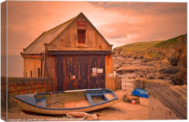 Old Lifeboat Station Canvas Print by Lisa PB