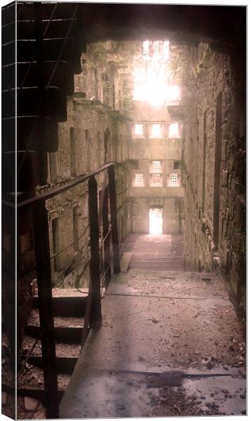 Bodmin Gaol, Missing Floors Canvas Print by Lisa PB