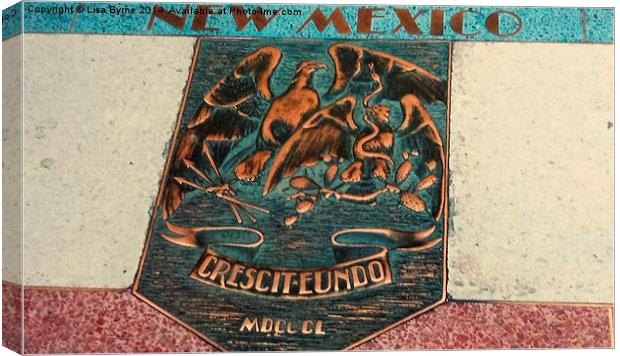 New Mexico Sign Canvas Print by Lisa PB