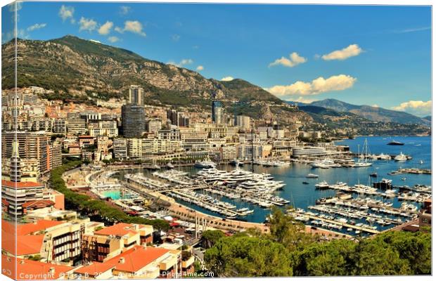 Monaco, Monte Carlo Canvas Print by Lisa PB