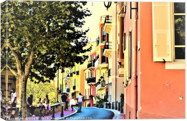 Monaco. Canvas Print by Lisa PB
