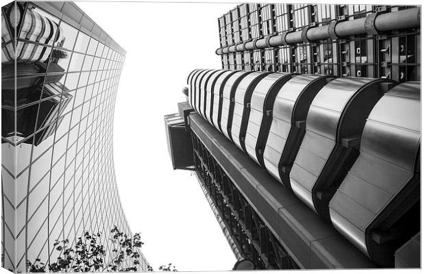 The Lloyds Building Canvas Print by Diane Griffiths
