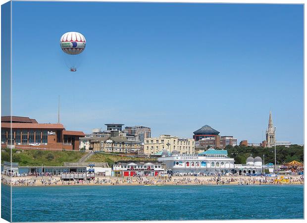 Bournemouth Seafront Canvas Print by Diane Griffiths