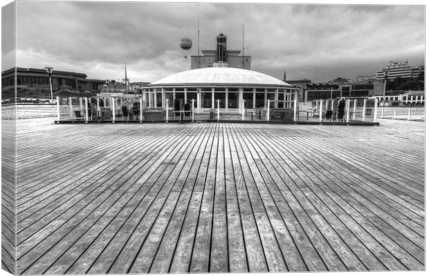 At the End of Bournemouth Pier Canvas Print by Diane Griffiths