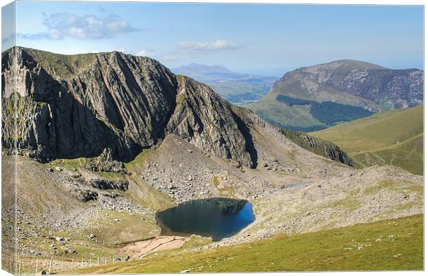 Snowdonia View Canvas Print by Diane Griffiths