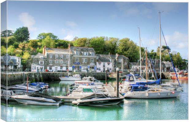 Padstow Harbour Canvas Print by Diane Griffiths