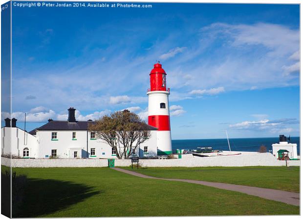  Souter Lighthouse 1 Canvas Print by Peter Jordan