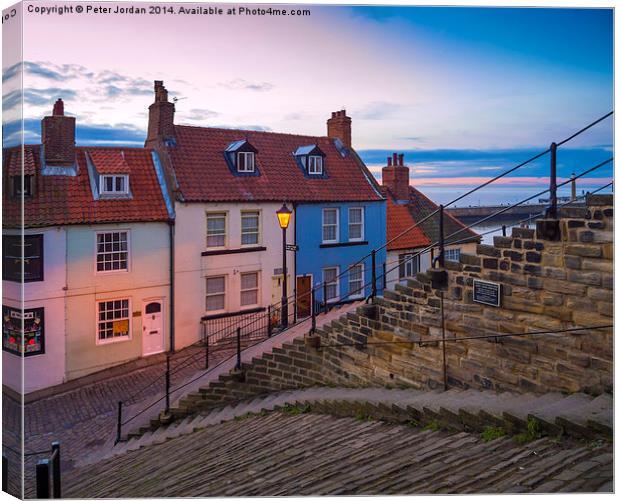  Whitby Evening 2 Canvas Print by Peter Jordan