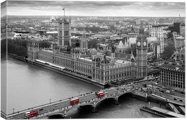Houses of Parliament Canvas Print by Andy Barker