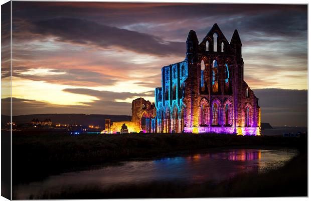 Whitby Abbey Canvas Print by Andy Barker