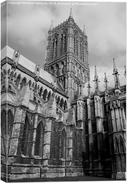  Lincoln Cathedral  Canvas Print by daniel kennedy