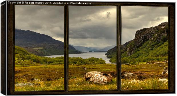View from the Window  Canvas Print by Robert Murray