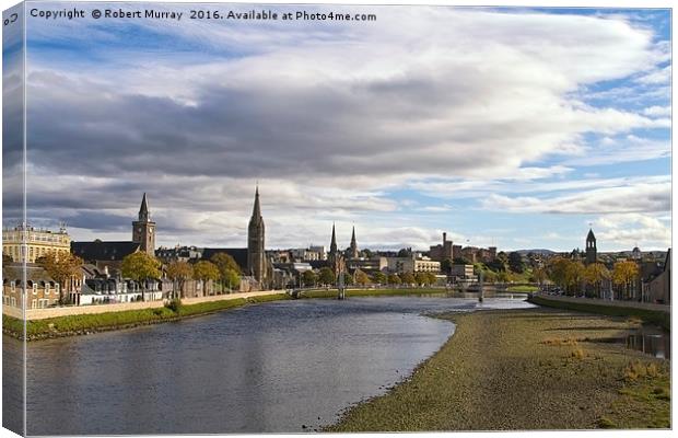 Inverness - Capital of the Highlands Canvas Print by Robert Murray