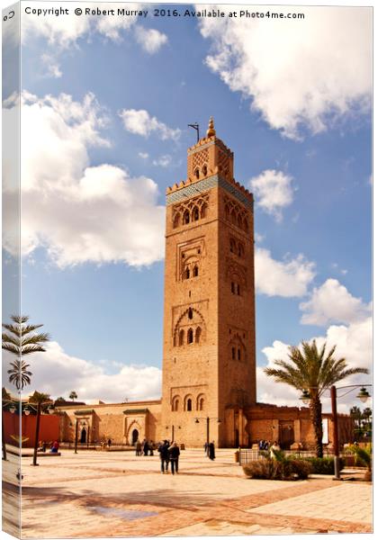 Koutoubia Mosque, Marrakesh Canvas Print by Robert Murray