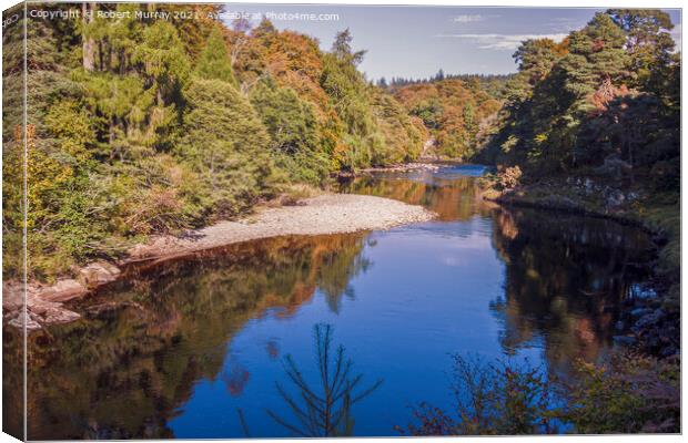 River Findhorn  Canvas Print by Robert Murray