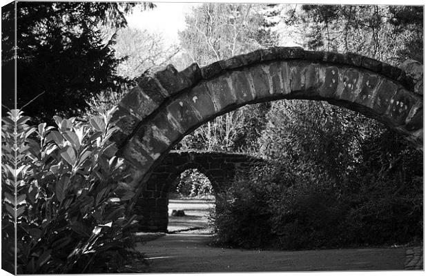  Arches in Grosvenor Park, Chester Canvas Print by Andy Heap