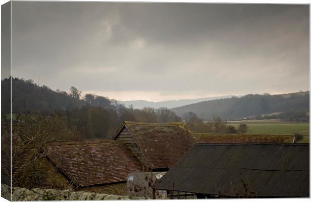  Shropshire Countryside Canvas Print by Andy Heap