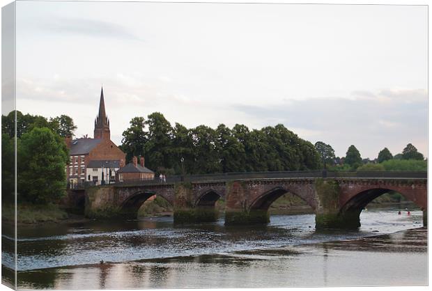  Handbridge, Chester Canvas Print by Andy Heap