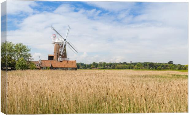 Cley Windmill panorama Canvas Print by Jason Wells
