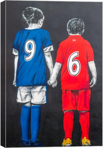 Merseyside mascot tribute Canvas Print by Jason Wells