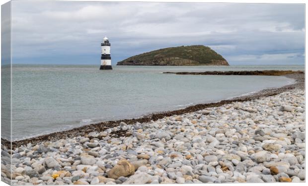 Penmon Point Lighthouse Canvas Print by Jason Wells