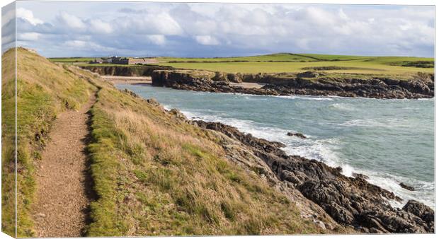 Pathway to Porth Nobla Canvas Print by Jason Wells