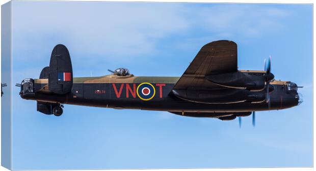 Closeup of the Lancaster bomber Canvas Print by Jason Wells