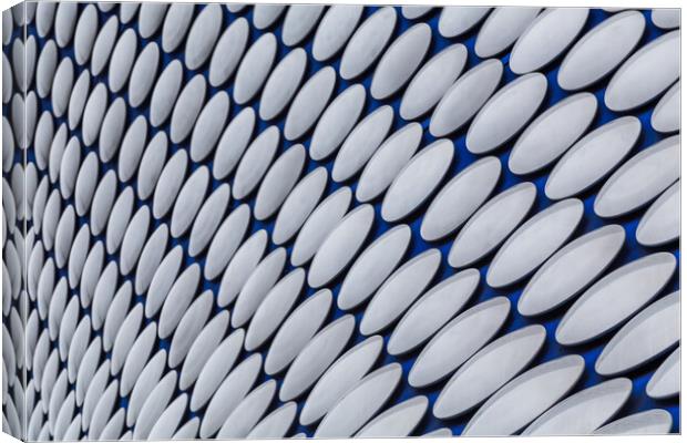 Twists and curves of the Selfridges Building Canvas Print by Jason Wells